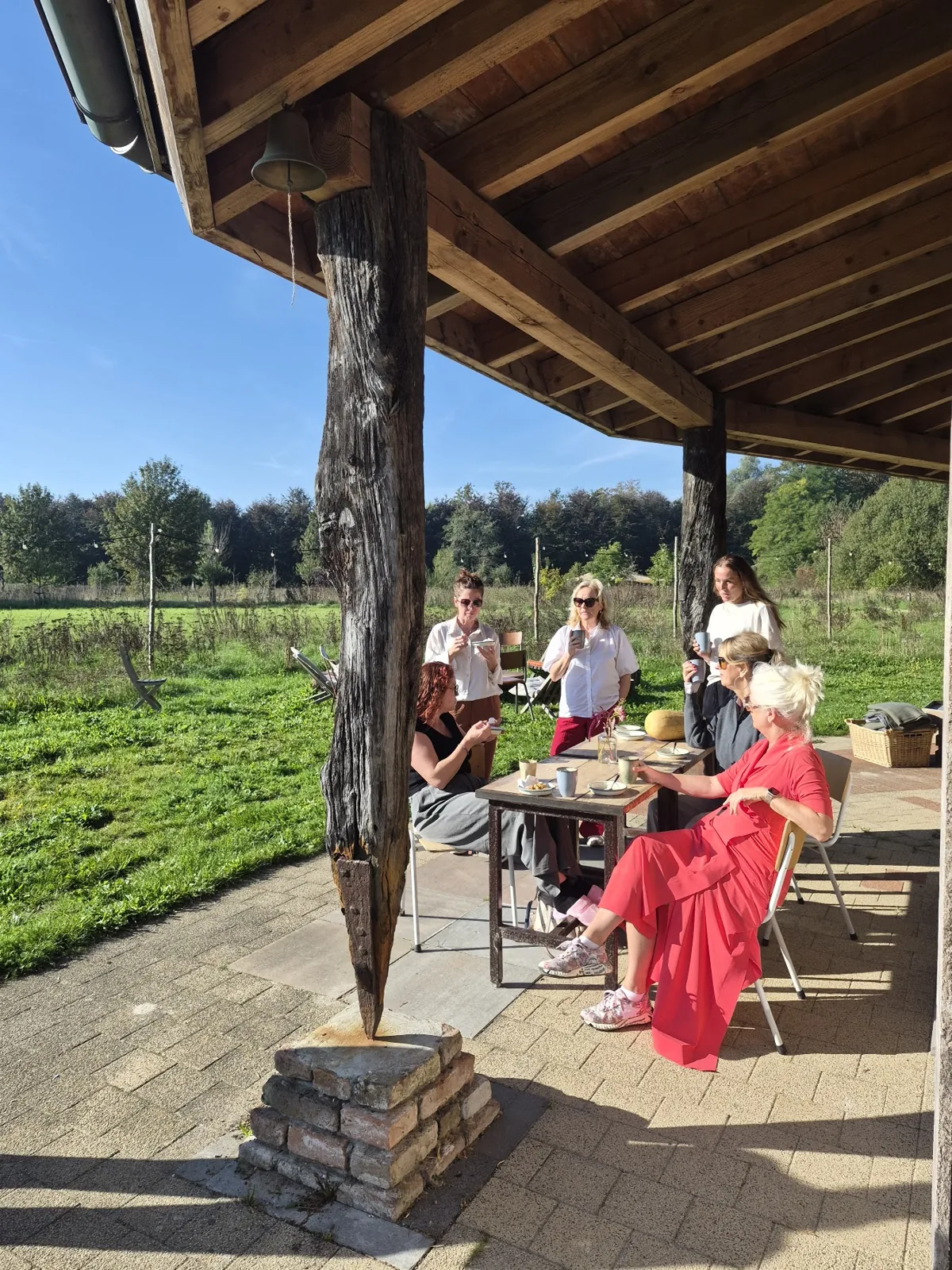 Een ontspannen moment op het terras
