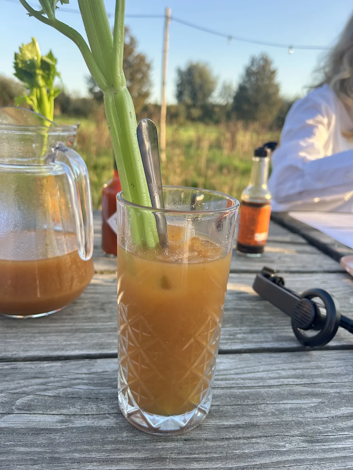 Een frisse cocktail met ingrediënten uit het bos