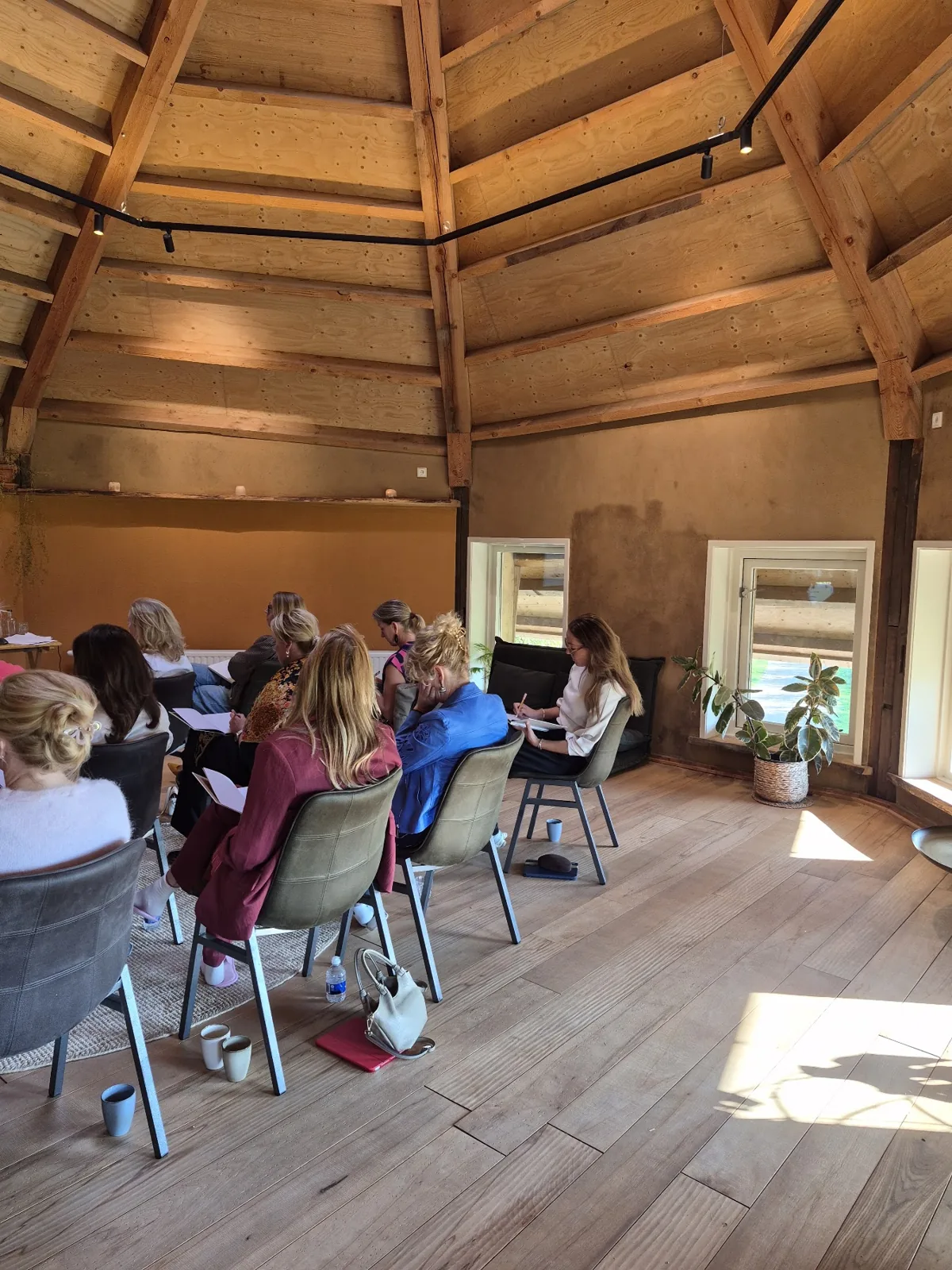 Inspiratie delen in de ronde zaal